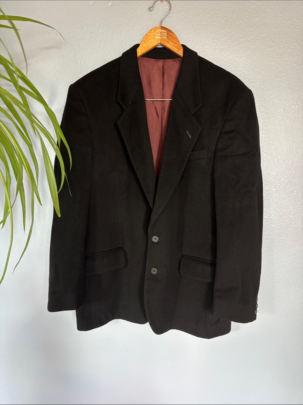 HORIZON CASHMERE Blend men’s blazer. fabric woven in Italy . Classic vintage.